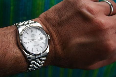 rolex datejust 36mm uomo|rolex datejust 36mm on wrist.